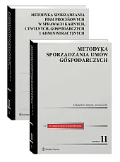 PAKIET: Metodyka sporządzania pism procesowych w sprawach karnych, cywilnych, gospodarczych i administracyjnych + Metodyka sporządzania umów gospodarczych + edytowalne wzory do pobrania [PRZEDSPRZEDAŻ]